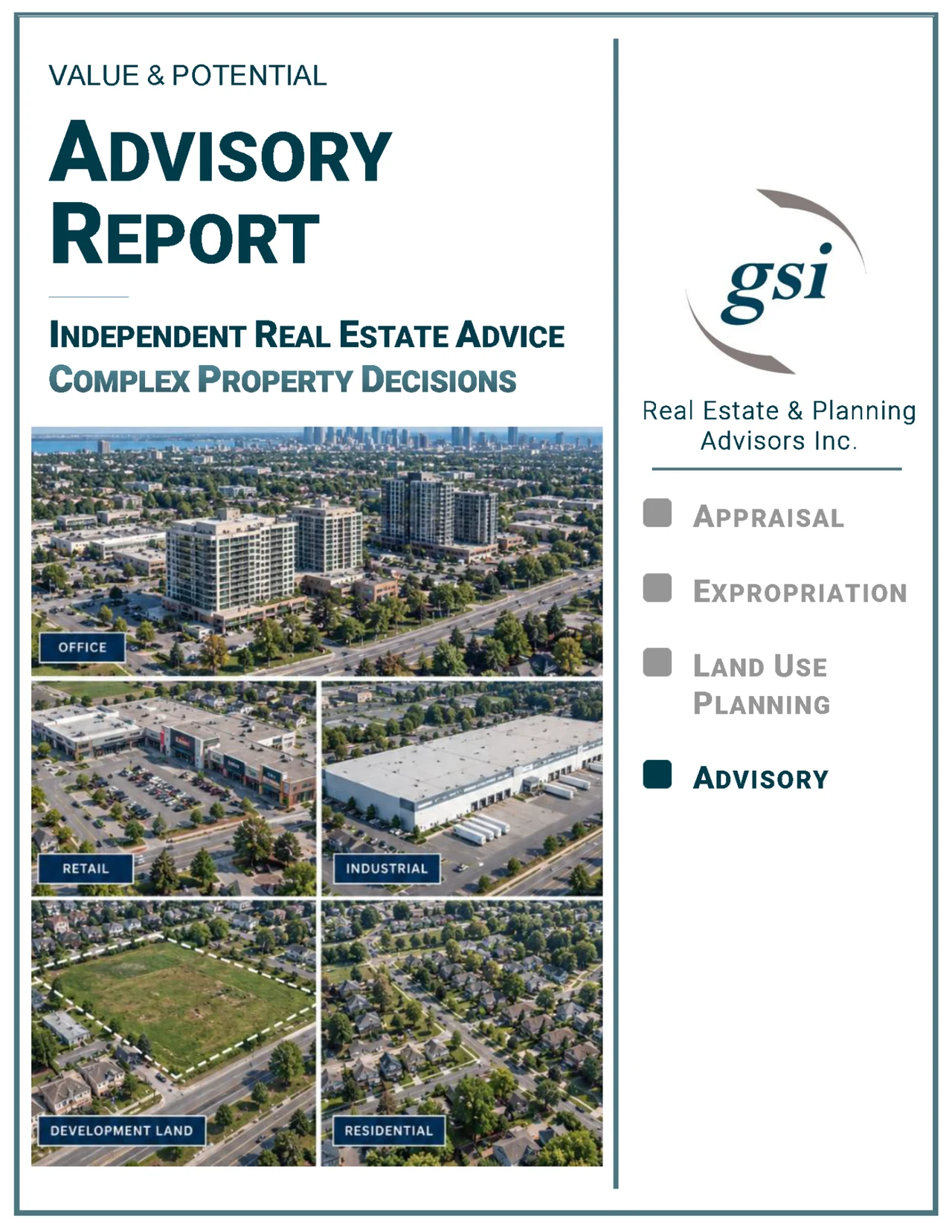 Advisory report cover